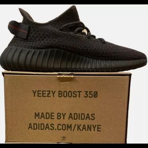 Yeezy 350 black reflective